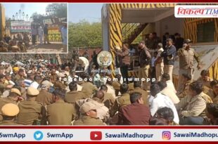 Forest workers closed the entrance of Ranthambore National Park