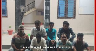 Gangapur city police arrested 7 people for creating ruckus after drinking alcohol