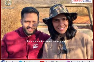 Olympic medalist badminton star Saina Nehwal on Ranthambore tour