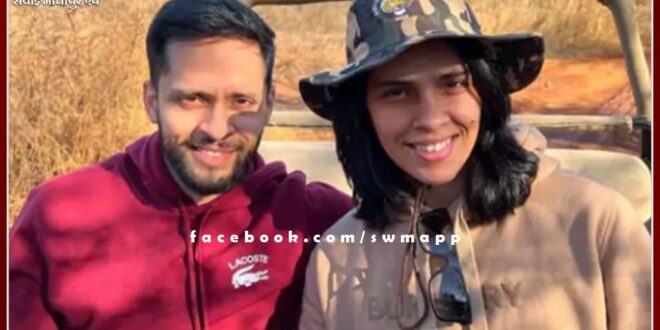 Olympic medalist badminton star Saina Nehwal on Ranthambore tour