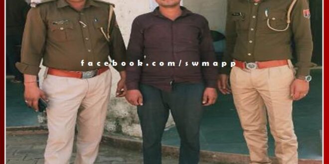 One accused arrested for selling illegal liquor in sawai madhopur