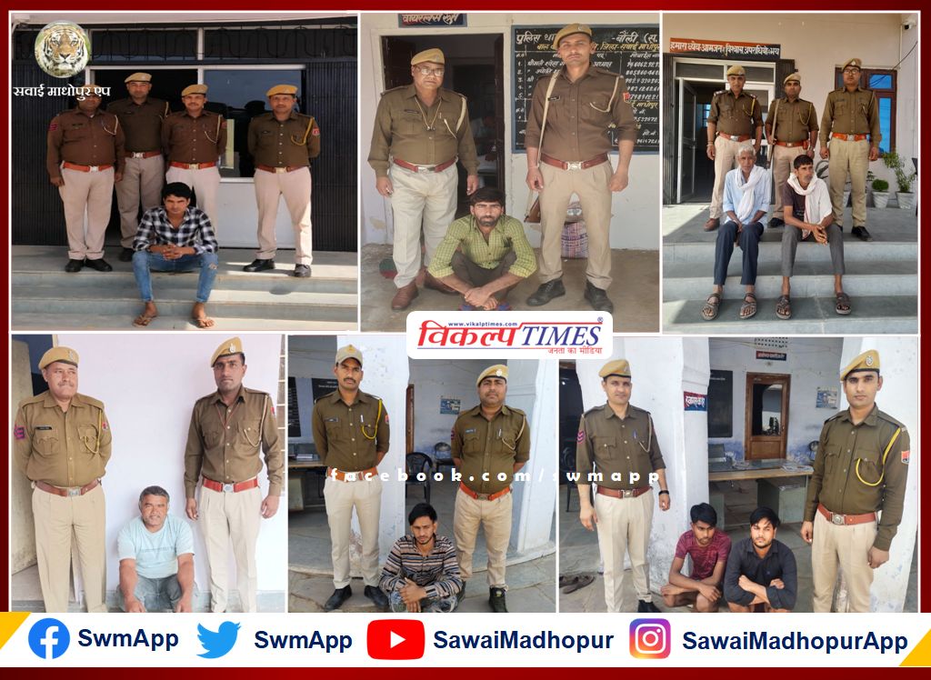 Police Arrested Eight Accused In Sawai Madhopur
