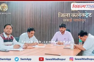 Sawai Madhopur Zila Parishad CEO Abhishek Khanna reviewed the progress of schemes
