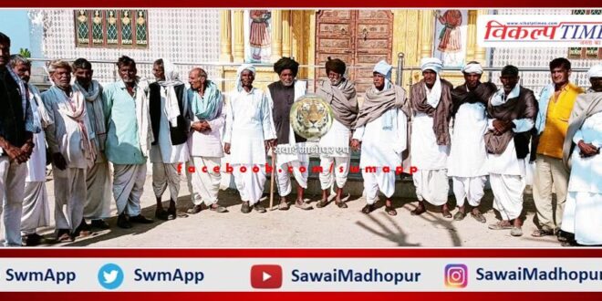 The villagers of Banota plucked mustard seeds in the name of the school