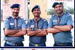 Three scout leaders of sawai madhopur did PreALT course in bikaner rajasthan