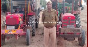 Two tractor-trolley seized while transporting illegal gravel in chauth ka barwara