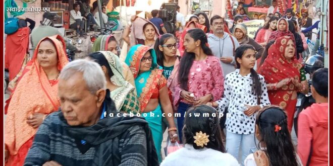 Vishwakarma Jayanti celebrated with pomp in Govardhannath Keshavrai temple sawai madhopur