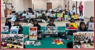painting competition organized in Rajiv Gandhi Regional Natural Science Museum sawai madhopur