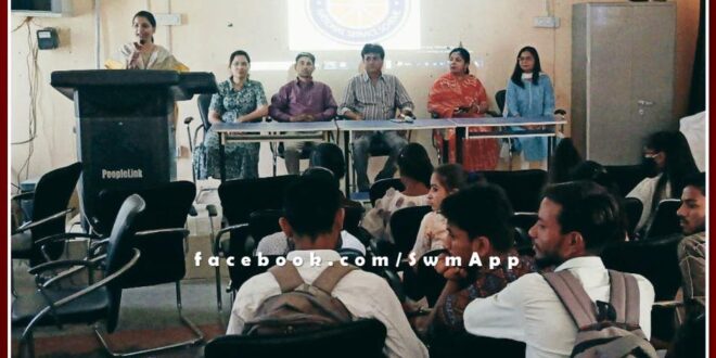 A Seminar organized on womens education and empowerment on International Womens Week in Sawai Madhopur