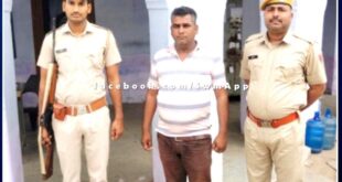 Bonli police station arrested an accused while transporting illegal gravel in bonli sawai madhopur