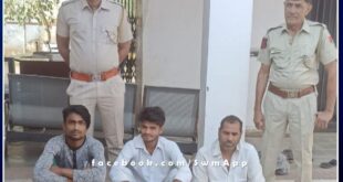 Chauth Ka Barwada police station arrested 3 people for breach of peace