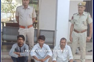 Chauth Ka Barwada police station arrested 3 people for breach of peace