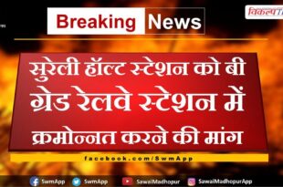 Demand to upgrade Sureli halt station to B grade railway station