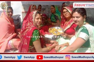 Gangaur festival celebrated with enthusiasm in malarna dungar