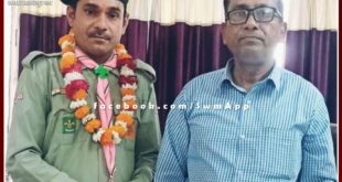Girdhari Lal Sharma became the organizer of Scout-Guide Sawai Madhopur