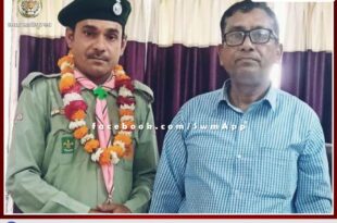 Girdhari Lal Sharma became the organizer of Scout-Guide Sawai Madhopur