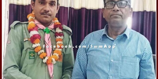 Girdhari Lal Sharma became the organizer of Scout-Guide Sawai Madhopur