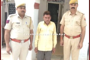 Khandar police station seized 14 plants of illegally grown ganja, one accused arrested