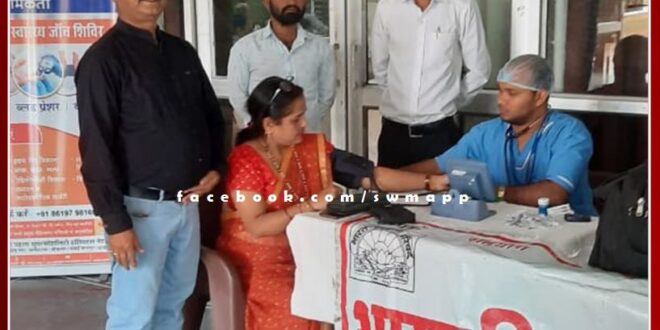 Medical checkup camp organized in sawai madhopur
