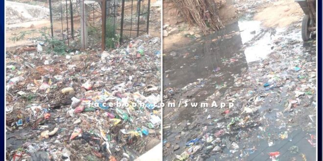 People facing problems due to mud in alanpur sawai madhopur