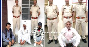Police arrested 4 people for breach of peace in sawai madhopur