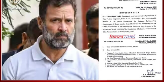 Rahul Gandhi's parliament membership terminated in defamation case