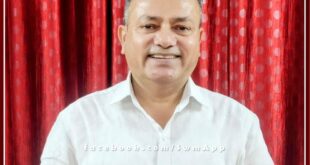 Sawai Madhopur News Dr. Madhu Mukul Chaturvedi appointed Provincial General Secretary of Bharat Tibbat Sahyog Manch