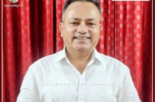Sawai Madhopur News Dr. Madhu Mukul Chaturvedi appointed Provincial General Secretary of Bharat Tibbat Sahyog Manch