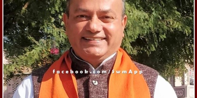 Sawai Madhopur News Dr. Madhu Mukul Chaturvedi honored with many awards