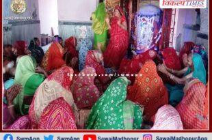Women celebrated Fagotsav in Balaji temple Chauth Ka Barwara