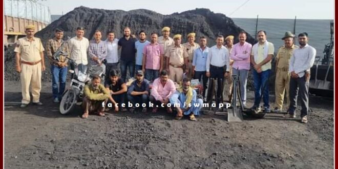 22 people arrested for mixing bad quality in real coal in rajasthan