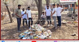 Cleaning of Ranthambore's Kalibhant in Bhainruji forest area