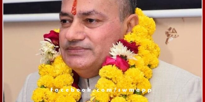 Dr. Madhu Mukul Chaturvedi became state spokesperson