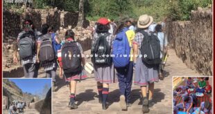 Educational tour of Ranthambore fort to students on World Heritage Day