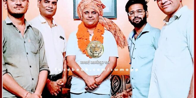 Manoj Parashar congratulated on being nominated as National Vice President
