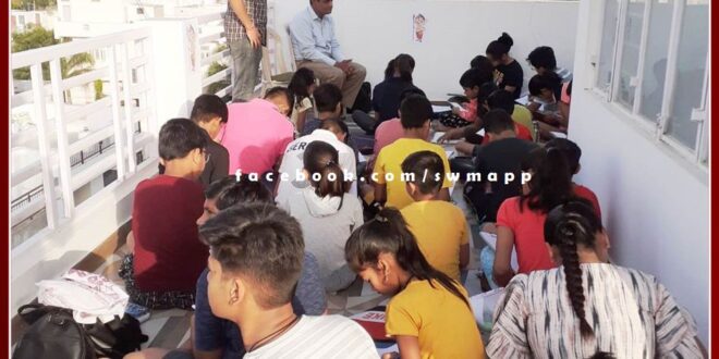 37th free painting training started in sawai madhopur