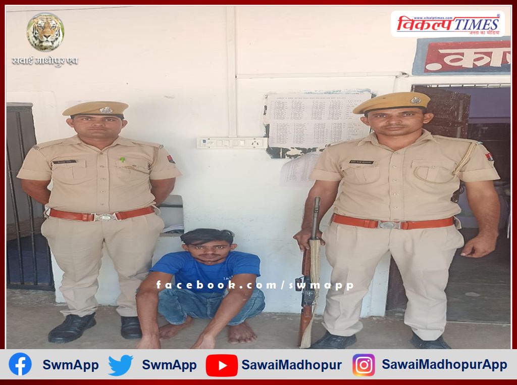 Accused of kidnapping and raping minor girl arrested in sawai madhopur