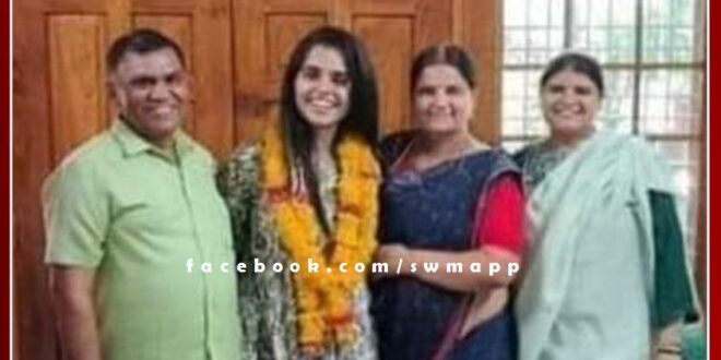 Bharautis daughter Pooja Meena secured 806th rank in UPSC