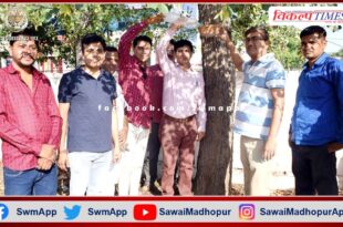 Birds tied under Dana Pani Mission in sawai madhopur