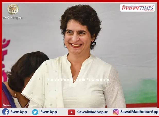 Congress General Secretary Priyanka Gandhi Vadra reached Ranthambore