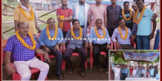 IFWJ Sawai Madhopur water service by drinking milk rose syrup with cold water in sawai madhopur