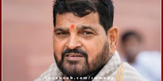 MP Brijbhushan Sharan Singh removed from the post of WFI president