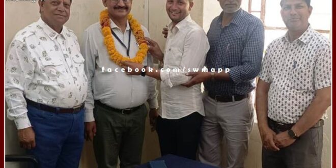 Mithlesh Sharma took charge of the post of Deputy Registrar Sawai Madhopur