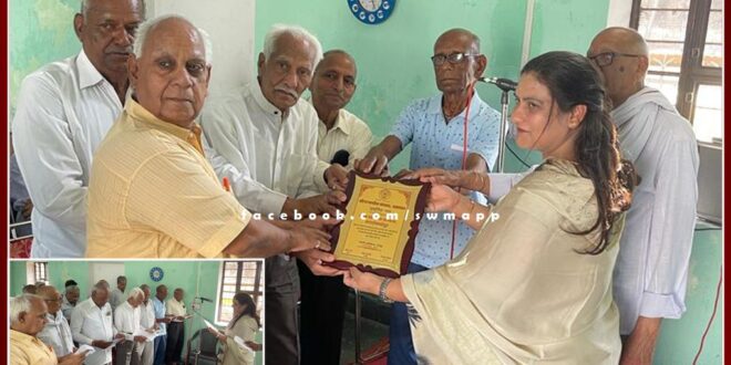 Oath taking ceremony of District Executive of Senior Citizens Institute concluded in sawai madhopur
