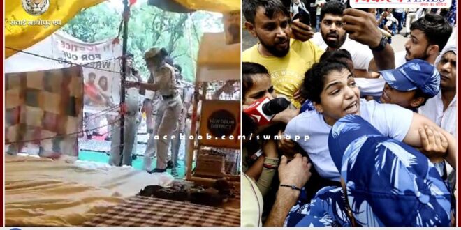 Ruckus at Jantar Mantar delhi