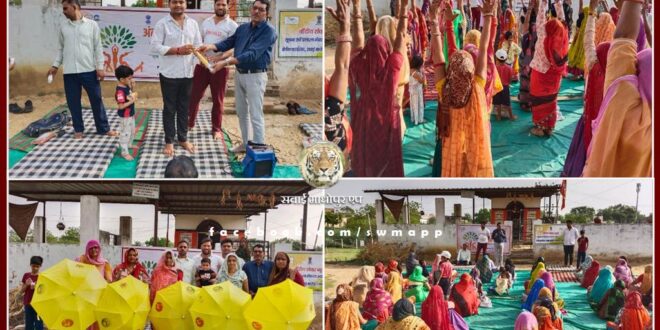 The importance of yoga and yoga exercises were organized by the Central Bureau of Communications in the women's seminar