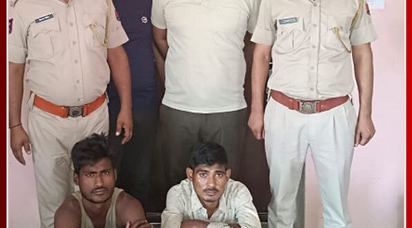 Two wanted miscreants absconding in robbery and theft incidents arrested in sawai madhopur