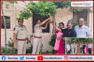 water Parinde tied for birds in kotwali police station