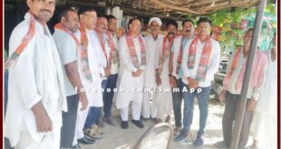 BJP Scheduled Caste Morcha Sawai Madhopur did public relations