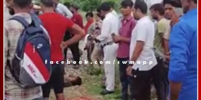Both legs of a young man amputated after being hit by a train